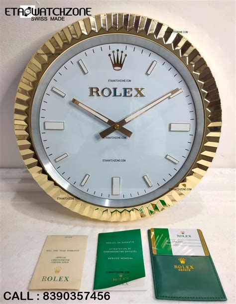 rolex wall clock wholesale|rolex dealer clock for sale.